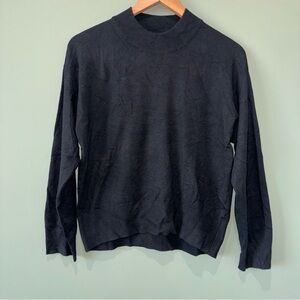 A New Day Sweater Women's XS Black Mock Neck Long Sleeve Designer Inspired Cozy